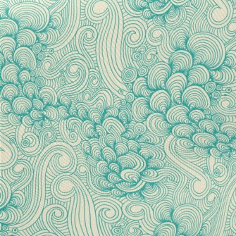Weird Waves Midweight Cotton Poplin