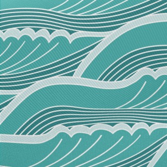 Stepped Waves Midweight Cotton Poplin