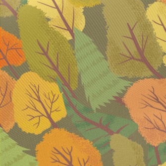 Autumn Woods Midweight Cotton Poplin