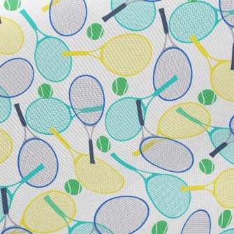 Tricolor Tennis Racket Twill