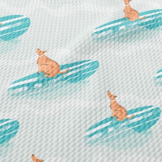 Surfer Puppy Birdseye Piqué