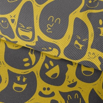 Laughing Monster Expression Gh Waterproof Oxford