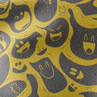 Laughing Monster Expression Gh Waterproof Canvas