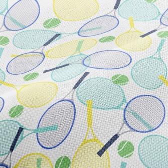 Tricolor Tennis Racket Performance Linen