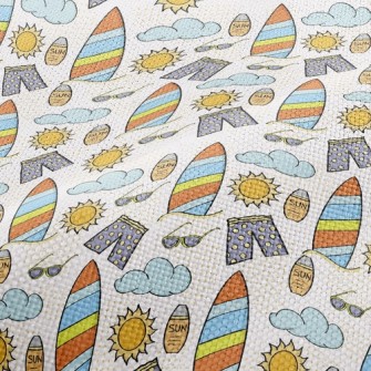 Beach Pants And Sunscreen Performance Linen