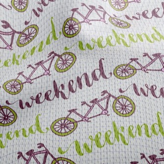 Weekend Tandem Bicycle Athletic Mesh Flat Back