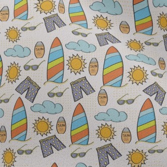 Beach Pants And Sunscreen Chiffon