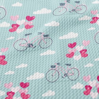 Love Balloon Bike Birdseye Piqué