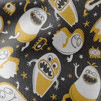 Happy Halloween Ghosts Waterproof Canvas