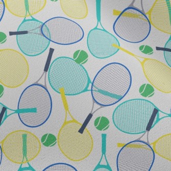 Tricolor Tennis Racket Chiffon