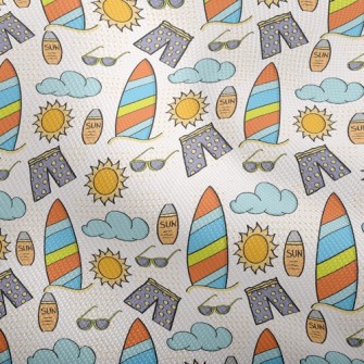 Beach Pants And Sunscreen Dobby