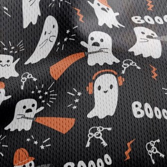 Funny Director Ghost Athletic Mesh Flat Back
