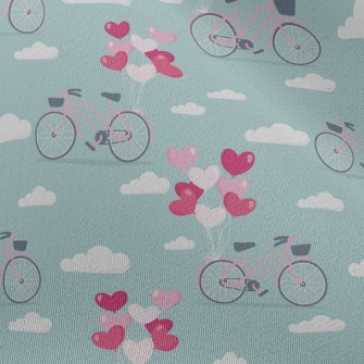 Love Balloon Bike Chiffon