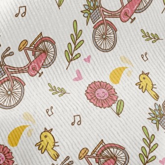 Happy Flower Bicycle Standard Corduroy
