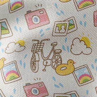 Cycling Around The Island Reco Waterproof Canvas