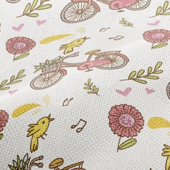 Happy Flower Bicycle Performance Linen