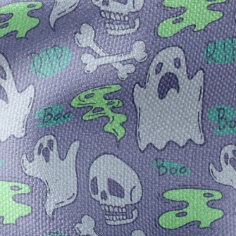 Scary Skull Ghost Waterproof Canvas