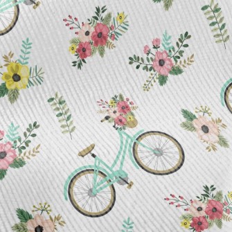 Flower Decoration Bicycle Standard Corduroy