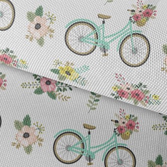 Flower Decoration Bicycle Waterproof Oxford