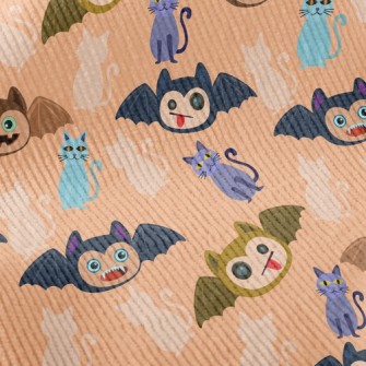 Tongue-protruding Bat And Stra Standard Corduroy