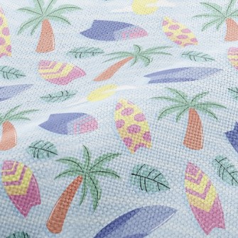 Surfboards And Palm Trees Performance Linen