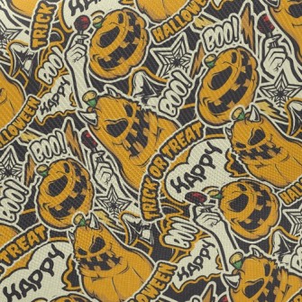 Evil Pumpkin Begging For Candy Twill