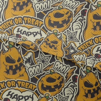 Evil Pumpkin Begging For Candy Waterproof Oxford