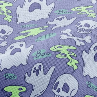 Scary Skull Ghost Performance Linen