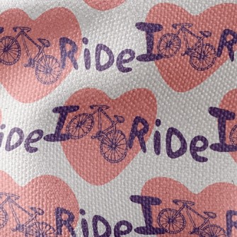 I Love Bicycles Waterproof Canvas