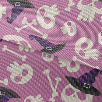 Skull And Witch Hat Waterproof Oxford