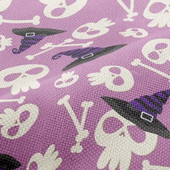 Skull And Witch Hat Performance Linen