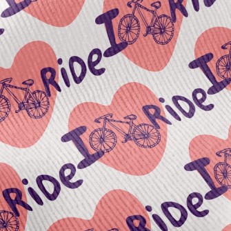 I Love Bicycles Standard Corduroy