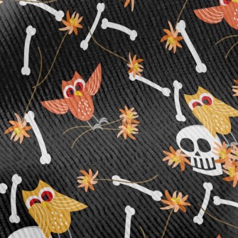 Skull And Owl Standard Corduroy