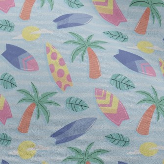 Surfboards And Palm Trees Chiffon