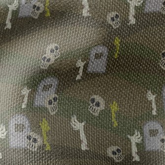 Horror Grave Monster Waterproof Canvas