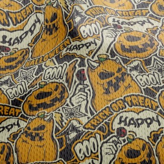 Evil Pumpkin Begging For Candy Athletic Mesh Flat Back