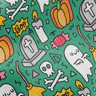 Cartoon Tombstone Candle Standard Corduroy
