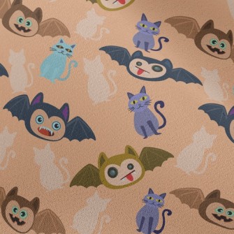 Tongue-protruding Bat And Stra Chiffon