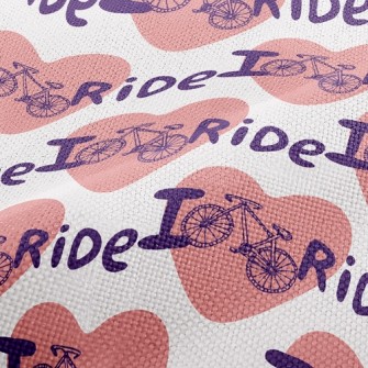 I Love Bicycles Performance Linen
