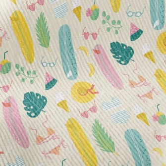 Bikini And Surfboard Standard Corduroy