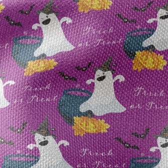 Witch Hat Ghost Waterproof Canvas