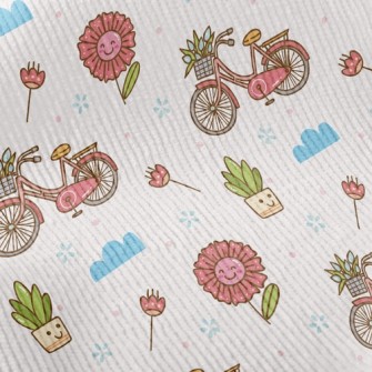 Beautiful Flower Bicycle Standard Corduroy