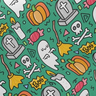 Cartoon Tombstone Candle Twill