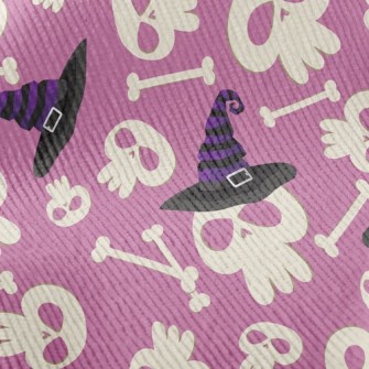 Skull And Witch Hat Standard Corduroy