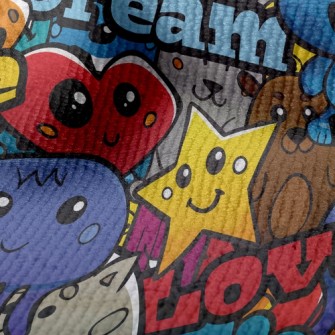 Love And Peace Animal Party Terry