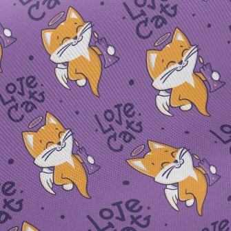 Candle Ghost Cat Twill