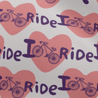 I Love Bicycles Chiffon