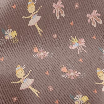 Elegant Ballet Dancer Standard Corduroy