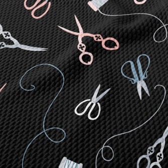 Old Style Tailor Scissors Birdseye Piqué