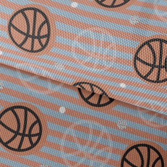 Basketball Stripes Waterproof Oxford